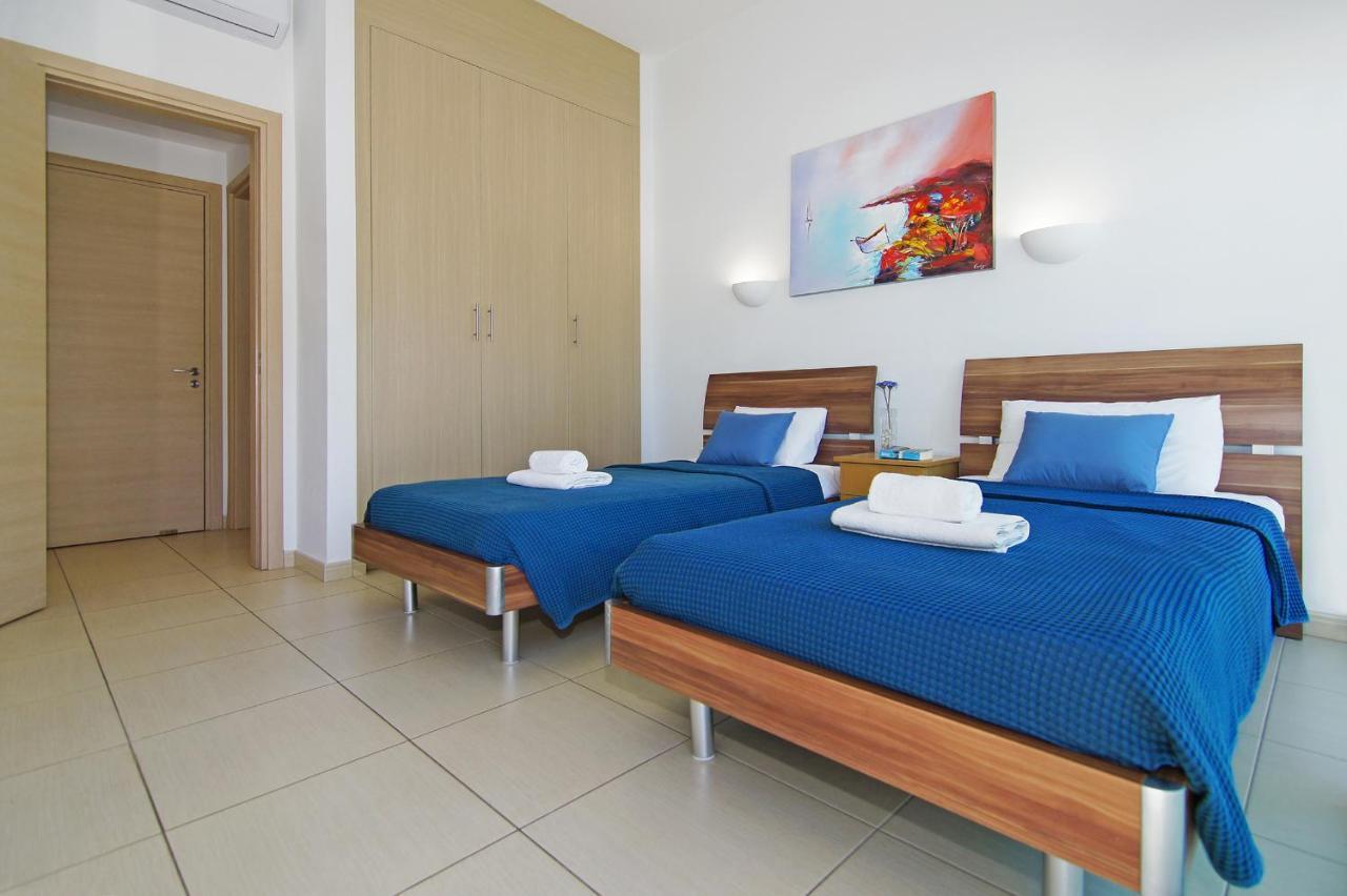 Calypso - Coralli Beachfront Apartment Protarász Kültér fotó