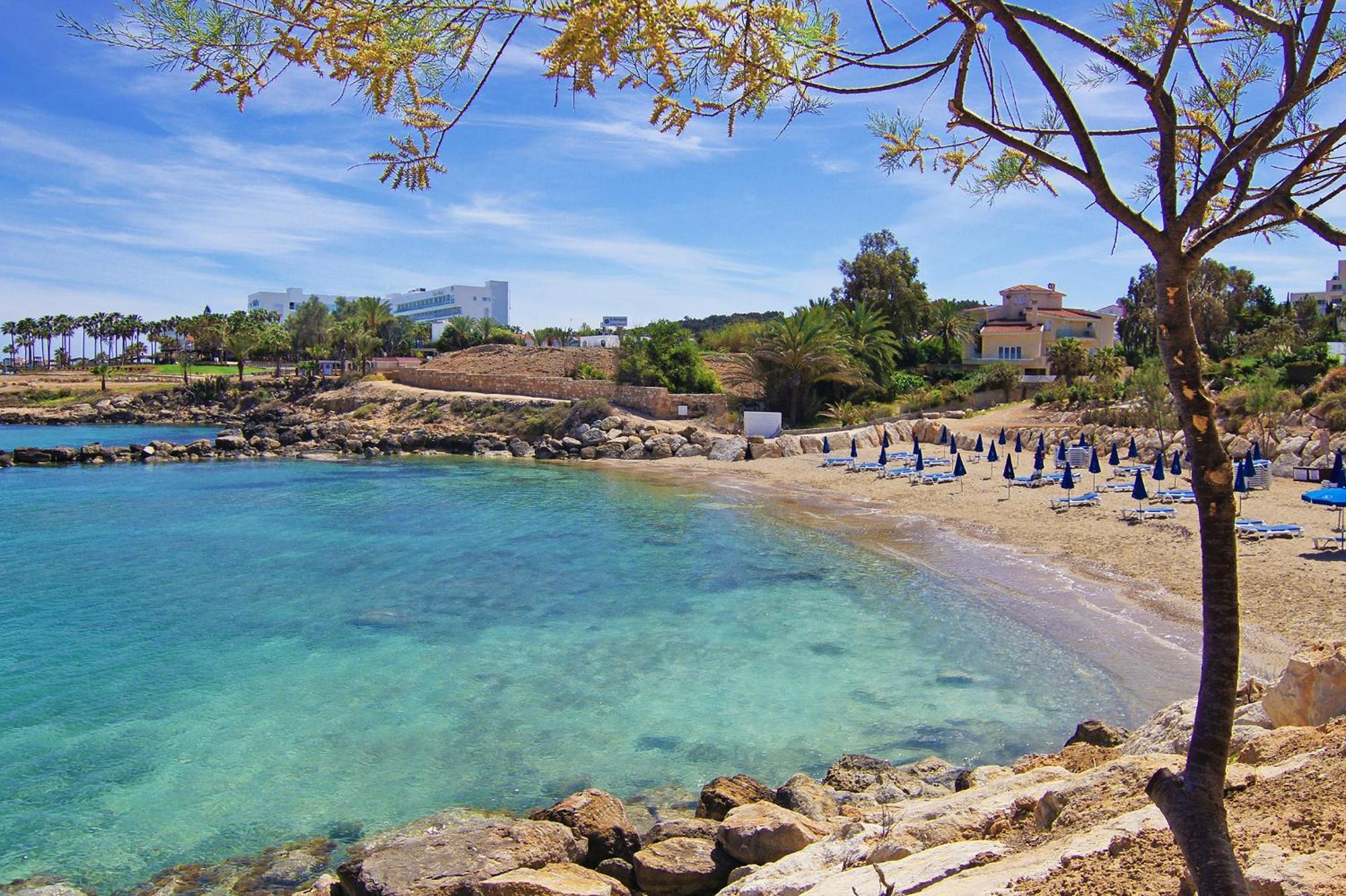 Calypso - Coralli Beachfront Apartment Protarász Kültér fotó